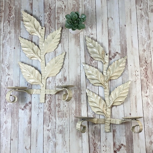 cast iron candleholders Accents Vintage Cast Iron Wall Candle